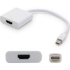 Picture of Mini-DisplayPort 1.1 Male to HDMI 1.3 Female White Adapter For Resolution Up to 2560x1600 (WQXGA)