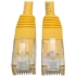 Picture of Tripp Lite 15ft Cat6 Gigabit Molded Patch Cable RJ45 MM 550MHz 24AWG Yellow