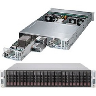 Picture of Supermicro SuperServer 2028TP-DC0R Barebone System - 2U Rack-mountable - Socket LGA 2011-v3 - 2 x Processor Support