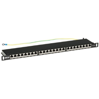 Picture of Tripp Lite Cat6a Patch Panel 24-Port High-Density Shielded Dual IDC 0.5URM