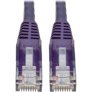 Picture of Tripp Lite 2ft Cat6 Snagless Molded Patch Cable UTP Purple RJ45 M/M 2'