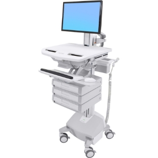 Picture of Ergotron StyleView Cart with LCD Pivot, LiFe Powered, 3 Drawers (1x3)