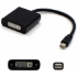 Picture of Mini-DisplayPort 1.1 Male to DVI-I (29 pin) Female Black Adapter For Resolution Up to 1920x1200 (WUXGA)