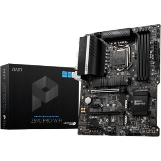 Picture of MSI Z590 PRO WIFI Desktop Motherboard - Intel Z590 Chipset - Socket LGA-1200 - Intel Optane Memory Ready - ATX