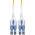 Picture of Tripp Lite 2M Duplex SMF Singlemode 9/125 Uniboot Fiber Optic Patch Cable LC/LC 6'