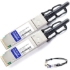Picture of AddOn Juniper Networks EX-QSFP-40GE-DAC-3M Compatible TAA Compliant 40GBase-CU QSFP+ to QSFP+ Direct Attach Cable (Passive Twinax, 3m)