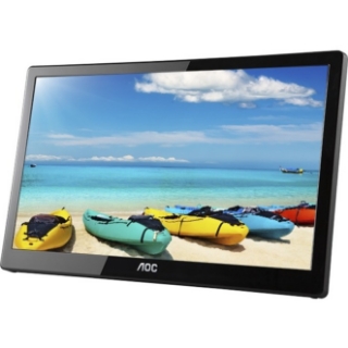 Picture of AOC I1659FWUX 15.6" Full HD WLED LCD Monitor - 16:9 - Glossy Piano Black