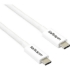 Picture of StarTech.com 2m Thunderbolt 3 Cable - 20Gbps - White - Thunderbolt / USB-C / DisplayPort Compatible - Thunderbolt 3 USB-C Cable