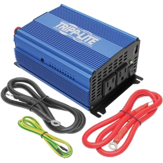 Picture of Tripp Lite 1000W Compact Power Inverter Mobile Portable 2 Outlet 1 USB Port