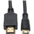 Picture of Tripp Lite High-Speed HDMI to Mini-HDMI Cable w Ethernet & Digital Video Audio M/M 1080p 1ft 1'