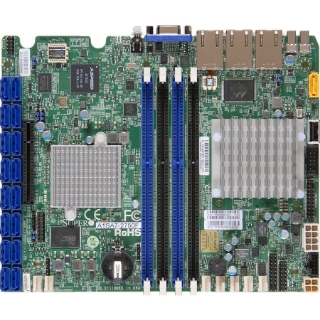 Picture of Supermicro A1SA7-2750F Server Motherboard - Intel Chipset - Socket BGA-1283 - Proprietary Form Factor