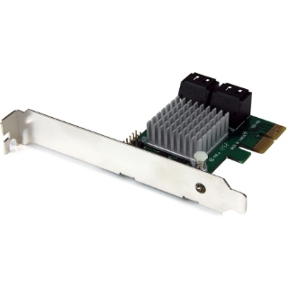Picture of StarTech.com 4 Port PCI Express 2.0 SATA III 6Gbps RAID Controller Card with HyperDuo SSD Tiering
