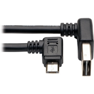 Picture of Tripp Lite 3ft USB Charging Cable Reversible Up/Down Angle A to Right 5Pin Micro B