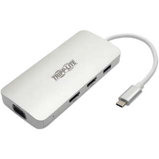Picture of Tripp Lite USB C Docking Station w/USB Hub, 2x HDMI, VGA, PD Charging 1080p, USB Type C, USB-C, USB Type-C