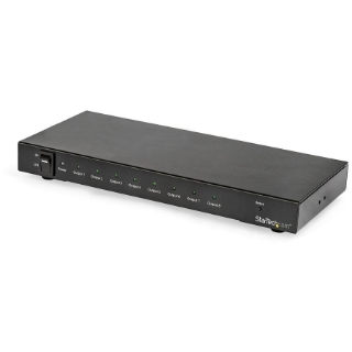 Picture of StarTech.com 8-Port 4K 60Hz HDMI Splitter - HDR Support - HDMI 2.0 Splitter - 7.1 Surround Sound Audio