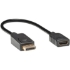 Picture of Tripp Lite DisplayPort to HDMI Video Adapter Converter, M/F, 1 ft., DP to HDMI Black