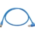 Picture of Tripp Lite NM12-6A3-02M-BL M12 X-Code Cat6a 10G Ethernet Cable, M/M, Blue, 2 m (6.6 ft.)