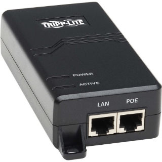 Picture of Tripp Lite Gigabit Midspan PoE+ Injector Active IEEE 802.3at/802.3af 1-Port