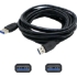 Picture of AddOn 1ft USB 3.0 (A) Male to USB 3.0 (B) Male Black Cable