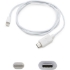 Picture of AddOn 1m USB 3.1 (C) Male to Lightning Male White Cable