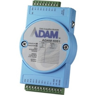 Picture of Advantech 14-ch Isolated Digital I/O Modbus TCP Module with 2-ch Counter