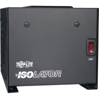 Picture of Tripp Lite 500W Isolation Transformer with Surge 120V 4 Outlet 6ft Cord TAA GSA