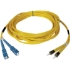 Picture of Tripp Lite 1M Duplex Singlemode 9/125 Fiber Optic Patch Cable SC/ST 3' 3ft 1 Meter