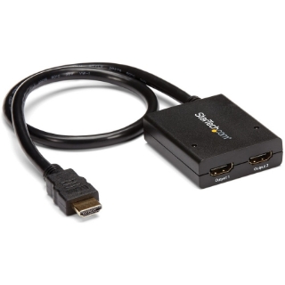 Picture of StarTech.com HDMI Splitter 1 In 2 Out - 4k 30Hz - 2 Port - Supports 3D video - Powered HDMI Splitter - HDMI Audio Splitter