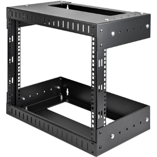 Picture of StarTech.com 8U 19" Wall Mount Network Rack - Adjustable Depth 12-20" Open Frame for Server Room /AV/Data/Computer Equipment w/Cage Nuts