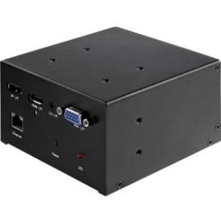 Picture of StarTech.com Audio / Video Module for Conference Table Connectivity Box - Connect an HDMI / DP / VGA laptop to an HDMI display - Automatically switches to the most recently connected or powered on laptop - Converts a laptop's video output to HDMI - 4K 30Hz - Table-mounting bracket included