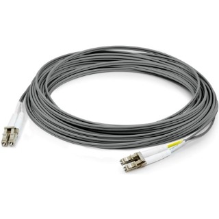 Picture of AddOn 1.5m LC (Male) to LC (Male) Gray OS2 Duplex Fiber OFNR (Riser-Rated) Patch Cable