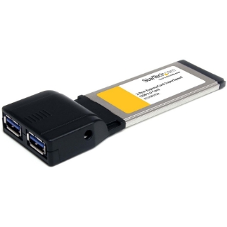 Picture of StarTech.com 2 Port ExpressCard SuperSpeed USB 3.0 Card Adapter with UASP Support