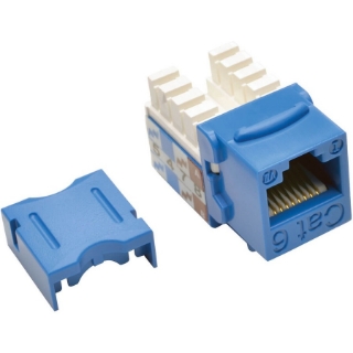 Picture of Tripp Lite Cat6/Cat5e 110 Style Punch Down Keystone Jack - Blue, 25-Pack