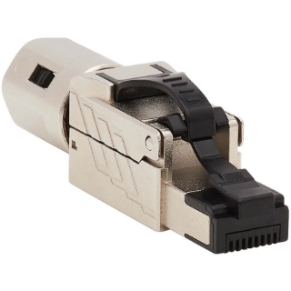 Picture of Tripp Lite Cat6a RJ45 Plug MPTL Shielded 100W PoE & PoE++ Zinc Die Cast TAA