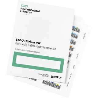 Picture of HPE LTO-7 Ultrium RW Bar Code Label Pack