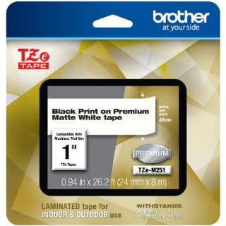 Picture of Brother TZe Premium TZeM251 Label Tape