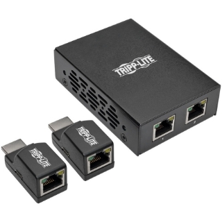 Picture of Tripp Lite 2-Port HDMI Over Cat5 Cat6 Extender Kit Power Over Cable, 1080p @ 60Hz TAA